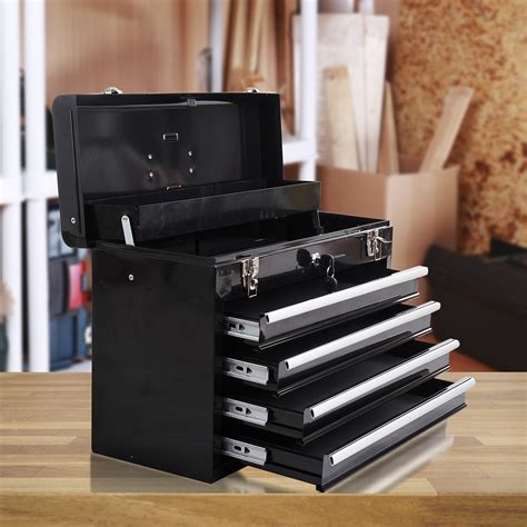 portable steel tool box with drawers|4 drawer portable tool chest.